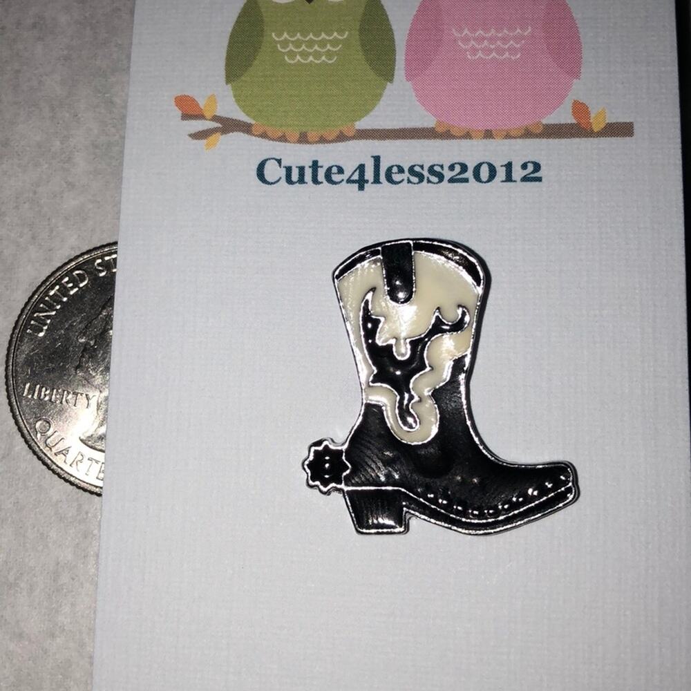 Cowboy Boot Pin Brooch